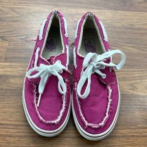 Vans Pink Slip Ons